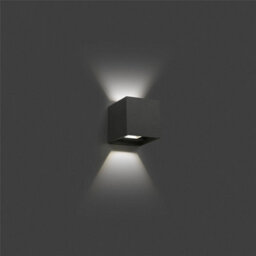 Luminosa Lighting Luminosa Olan Led Outdoor Up Down Wall Light Dark Grey Ip54 - thumbnail 2