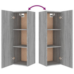 Berkfield 5 Piece Tv Cabinet Set Grey Sonoma Engineered Wood - thumbnail 9