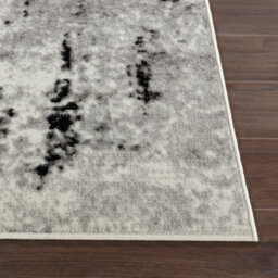Livabliss Pisa-Abstract Black Grey Off-White Modern Marble Living Dining Bedroom Rug 200 X 275 Cm Easy Care, Non Shedding - thumbnail 5