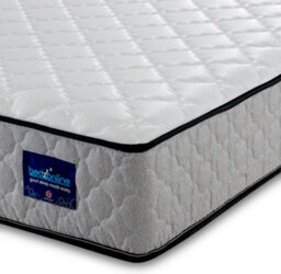 Bedz Online Bedzonline Diamond Memory Foam Spring Mattress, Premium Comfort & Pressure Relief, 4Ft Small Double (120X190 Cm) - thumbnail 1
