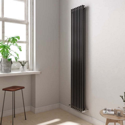 Ibathuk Regency Tall Vertical Column Radiator, 1800X560mm Slim Radiator, Wall Mounted For Bathroom - image 1