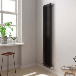 Ibathuk Regency Tall Vertical Column Radiator, 1800X560mm Slim Radiator, Wall Mounted For Bathroom