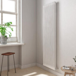 Ibathuk Regency Tall Vertical Column Radiator, 1800X560mm Slim Radiator, Wall Mounted For Bathroom - thumbnail 4