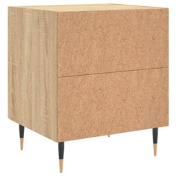 Berkfield Bedside Cabinets 2 Pcs Sonoma Oak 40X35X47.5 Cm Engineered Wood - thumbnail 9