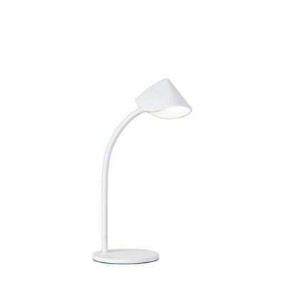 Luminosa Lighting Luminosa Capuccina Small 1 Light Table Lamp, 8.5W Led, 3000K, 610Lm, White, 3Yrs Warranty - image 1