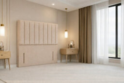 "Nexus Kyoto Plush Divan, Pebble, 54"" Headboard, 4 Drawers, Open Coil Mattress, King" - thumbnail 7