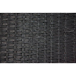 Birchtree Rattan Garden Furniture Set Corner Sofa Glass Table Patio 5 Seaters Black - thumbnail 9