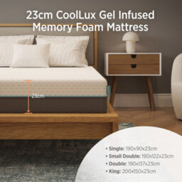 Summerby Sleep No. 14 Coollux Gel Infused Memory Foam Mattress, Single 90 X 190Cm - thumbnail 6