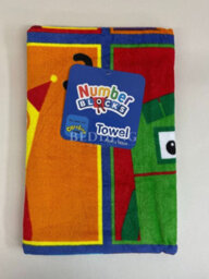 Number Blocks Cotton Beach Towel - thumbnail 2