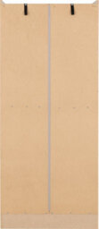 Seconique Nevada 2 Door All Hanging Wardrobe In White Gloss Finish - thumbnail 5