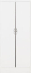 Seconique Nevada 2 Door All Hanging Wardrobe In White Gloss Finish - thumbnail 3