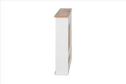 Timber Art Design Mirrored Bathroom Cabinet White & Oak - thumbnail 6