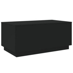 Berkfield Coffee Table With Led Lights Black 90X50X40 Cm - thumbnail 3