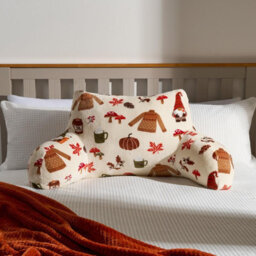 OHS Reading Pillow For Bed Sofa, Autumn Novelty Cuddle Cushion With Arms Super Soft - thumbnail 2