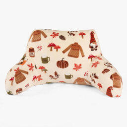 OHS Reading Pillow For Bed Sofa, Autumn Novelty Cuddle Cushion With Arms Super Soft - thumbnail 4