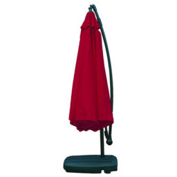 Kct Garden Parasol 3M Large Burgundy Cantilever With Base - thumbnail 2