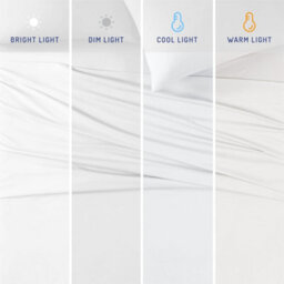 "Ameha Fitted Sheet 40 Cm Extra Deep Pocket Bed Sheet Elastic Corners Soft Microfiber Fitted Sheet 16"" (White, Double 137 X 190 Cm)" - thumbnail 8