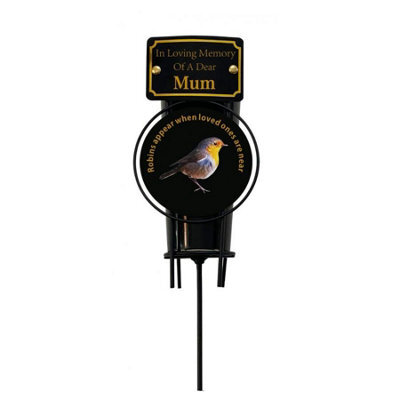 David Fischhoff Memorial Grave Robin Spike Flower Vase Mum