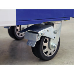 Sealey Retro Style Extra-Wide Topchest & Rollcab Combination 10 Drawer Blue/white Stripes Ap41Combobws - thumbnail 4