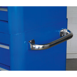 Sealey Retro Style Extra-Wide Topchest & Rollcab Combination 10 Drawer Blue/white Stripes Ap41Combobws - thumbnail 5