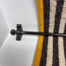 RainbowHome Stripe Quality Loop Pile Stair Runner With 100% Wool Yellow Edge 65 600 - thumbnail 3