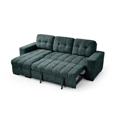 Palermo Universal Corner Sofa Bed Blue - image 1