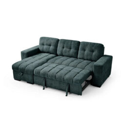 Palermo Universal Corner Sofa Bed Blue
