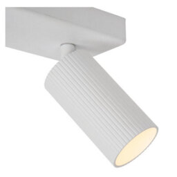 Lucide Clubs Modern Twin Ceiling Spotlight - 2Xgu10 - White - thumbnail 3