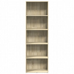 Berkfield Bookcase Sonoma Oak 60X30X189 Cm Engineered Wood - thumbnail 4