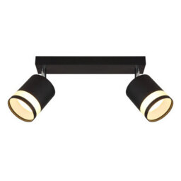 Luminosa Lighting Luminosa Lucero Twin Ceiling Spotlight Matt Black 2X Gx53 3000K - thumbnail 3