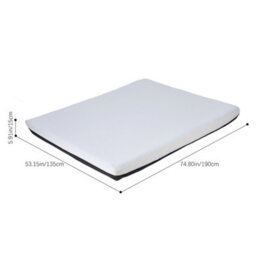 Living And Home Double Mattress Foam Pocket Spring Hybrid Mattress W 1350 X D 1900 mm - thumbnail 5