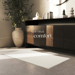 Tectake Rug Zonelle Short Pile And Ultra-Soft Carpet In Rectangular Or Round Design 80 X 150 Cm - Cream - thumbnail 3
