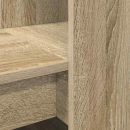 Walplus Desk With Shelf Sonoma Oak 122 X 67 X 145 Cm Engineered Wood - thumbnail 8