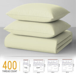 Pamposh 400 Thread Count Egyptian Cotton King Size Duvet Cover Set Premium Cotton Luxury Bedding Set With Zipper Closure - thumbnail 6