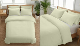 Pamposh 400 Thread Count Egyptian Cotton King Size Duvet Cover Set Premium Cotton Luxury Bedding Set With Zipper Closure - thumbnail 5