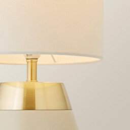 Valuelights Hurst Cream Touch Touch Table Lamp With Drum Shade - thumbnail 4