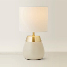 Valuelights Hurst Cream Touch Touch Table Lamp With Drum Shade - thumbnail 3