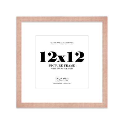 "12X12"" Bronze Picture Frame - 12X12"" Square Frame With 10X10"" Mount For 12X12""/10X10"" Pictures Art Deco Style Room Decor, 1 Pack" - image 1