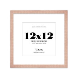 "12X12"" Bronze Picture Frame - 12X12"" Square Frame With 10X10"" Mount For 12X12""/10X10"" Pictures Art Deco Style Room Decor, 1 Pack" - thumbnail 1