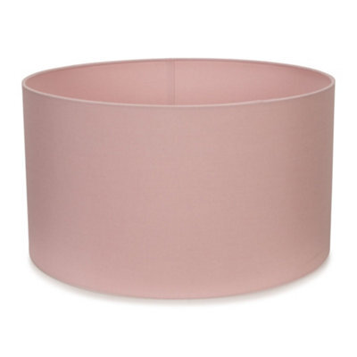 Valuelights Reni Blush Fabric Drum Ceiling Lamp Shade (D)45Cm - image 1