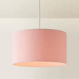 Valuelights Reni Blush Fabric Drum Ceiling Lamp Shade (D)45Cm - thumbnail 3