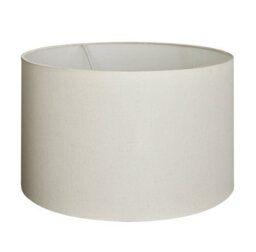 Industville Ornate Ellipse Table Lamp, Pewter Base, Drum Cotton Shade - thumbnail 4