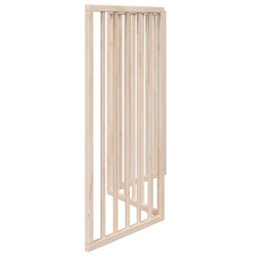 Walplus Wood Dog Gate Foldable 3 Panels 150 Cm Poplar - Pet Barrier - thumbnail 5
