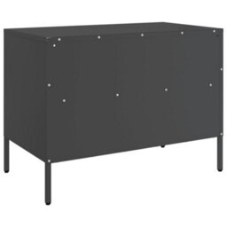 Berkfield Industrial Tv Cabinet Black 68X39X50.5 Cm Steel - thumbnail 8
