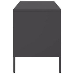 Berkfield Industrial Tv Cabinet Black 68X39X50.5 Cm Steel - thumbnail 7