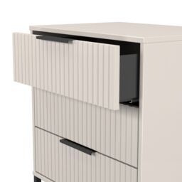 Ancona Matt Kashmir 3 Drawer Chest (H)678mm (W)575mm (D)395mm - thumbnail 5