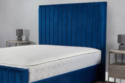Sloomy Khloe Bed Frame With Mattress- Navy Plush- King - thumbnail 3