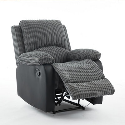 Manual Reclining Chair,jumbo Cord Fabric Upholstery Recliner Armchair - Single Chair - image 1