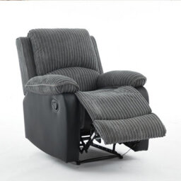 Manual Reclining Chair,jumbo Cord Fabric Upholstery Recliner Armchair - Single Chair - thumbnail 2