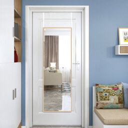 Living And Home Rectangular Full Length Framed Mirror Wall Mounted Or Over Door Mirror Gold 28 Cm X 78 Cm